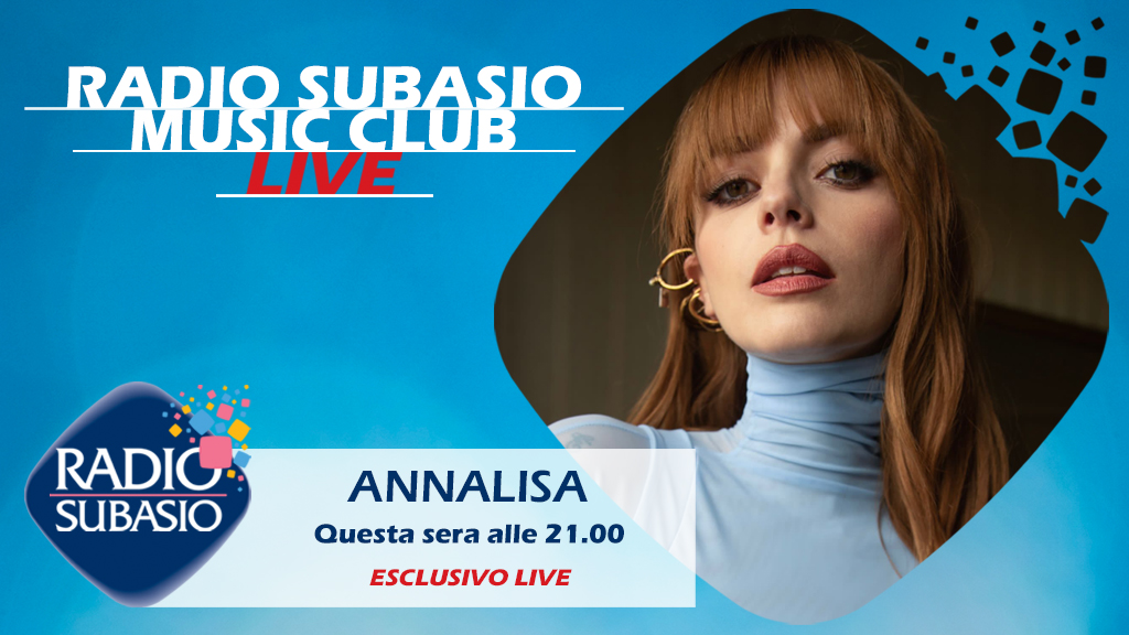 ANNALISA a Radio Subasio - diretta video - Radio Subasio